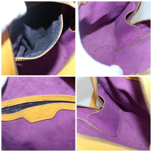 LOUIS VUITTON Epi Mabillon Backpack Yellow M52239 LV Auth 141386 - Picture 15 of 16